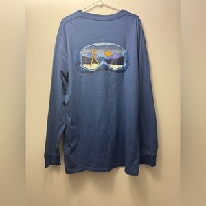 Southern Marsh Blue Long-Sleeve Tee size XL